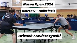 Naspa Open 2024 Herren C  HalbFinale LBriesch1577TTR  SSwierczynski1580TTR [upl. by Randy]