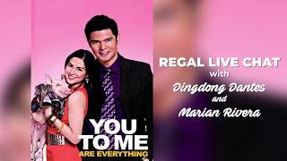 Regal Live Chat with Dingdong Dantes amp Marian Rivera [upl. by Tyler]