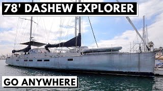 1750000 1998 quotBEOWULFquot CUSTOM Dashew KELLY ARCHER Sailing World Cruiser Explorer Yacht Tour [upl. by Misti297]