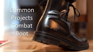 Common Projects Combat Boot  ReviewOnFeet [upl. by Anny]