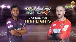 Chattogram Challengers vs Comilla Victorians Highlights  Qualifier 2  Season 8  BBPL 2022 [upl. by Ynneh654]