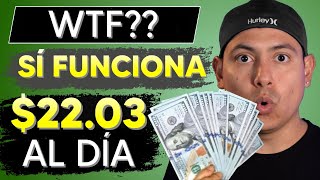 ESTÚPIDAMENTE FÁCIL Como Ganar 22 DOLARES Diarios En Internet Desde Casa DINERO SIN INVERTIR [upl. by Dowling625]