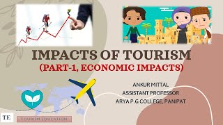 Impacts of Tourism PART1 ECONOMIC IMPACTS in Hindi [upl. by Shellie]