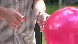 How to tie a balloon the easy way [upl. by Oranneg637]