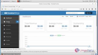 How to view Dashboard on Invoice Ninja [upl. by Va420]