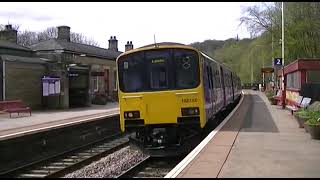 Todmorden Railway Station Class 150 Northern Rail [upl. by Vena960]