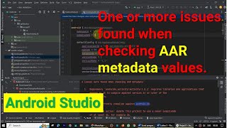 One or more issues found when checking AAR metadata values [upl. by Laurin]