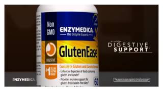 Enzymedica® GlutenEase™  Premium AllNatural Digestive Enzymes [upl. by John]