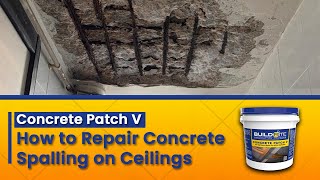 Concrete Patch V How to Repair Damage Due to Slab Leakage Waterproofing Problem [upl. by Imerej120]