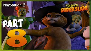 Shrek SuperSlam PS2 Part 8 Story Puppet Panic HD Walkthrough  No Commentary [upl. by Sharia]