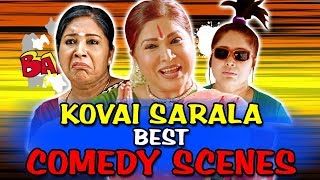 Kovai Sarala Best Comedy Scenes  Best Comedy Scenes  The Return Of Rebel Kanchana Vedalam [upl. by Dorion]