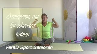 Armen trainen  workout Armen Schouders en Bovenlichaam [upl. by Assirak344]