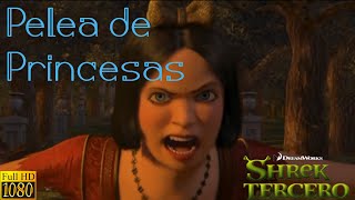 Escena de la quotPelea de princesasquot Shrek 3  Español Latino HD  Cosas Random [upl. by Alejna]