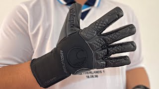 Uhlsport HYPERBLACK ABSOLUTGRIP HN 320 Goalkeeper Gloves [upl. by Salzhauer440]