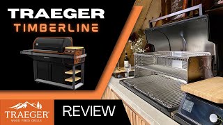 TRAEGER TIMBERLINE XL PELLET GRILL REVIEW [upl. by Akemad737]