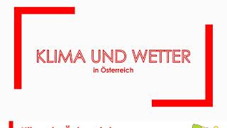 Geographie Klima und Wetter in Österreich [upl. by Nimaj]