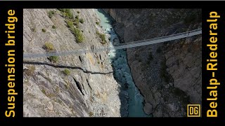 Hängebrücke Riederalp  Belalp Aletsch Wallis [upl. by Pierette855]