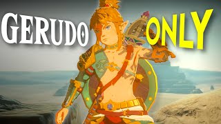 Can you BEAT Tears of the Kingdom using ONLY Gerudo Gear [upl. by Zamir]