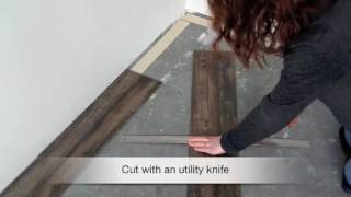 Loose Lay Vinyl Plank Installation [upl. by Nosnar]