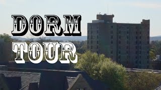 ElevaTOURS Dorm Tour Slusher Hall Dormitory Virginia Tech with room [upl. by Nillok]