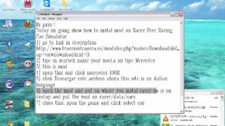 How to instal mod on Racer Free Racing Car Simulator [upl. by Llacam]
