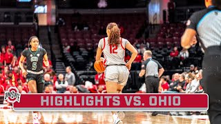 Ohio at Ohio State  Highlights  Big Ten Womens Basketball  Dec 5 2023 [upl. by Ydnab]