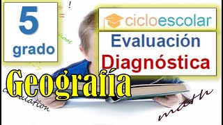 EVALUACION DIAGNOSTICA GEOGRAFIA  5to Grado Primaria [upl. by Zednanref]