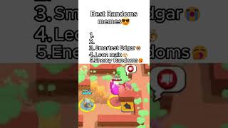 Best Randoms Memes😎 brawlstars memes brawlstarsmemes [upl. by Tlevesoor]