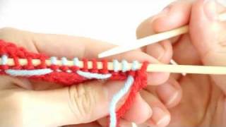 Episode 62 How to Knit Fair Isle Neatly in Purl also applies to knit rows  Quick Tips [upl. by Jerrilyn]