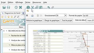 Imprimer un Gantt en vertical [upl. by Alinna]