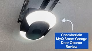 Chamberlain MyQ Smart Garage Door Opener Review [upl. by Ennad]