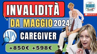 RIVOLUZIONE Pensioni per INVALIDI PARZIALI e TOTALI Nuovi Assegni e Aumenti INPS [upl. by Aiotal]