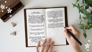 how i improved my handwriting  creating a handwriting journal [upl. by Llenet]