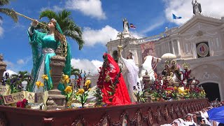 Salida Procesion Virgen del Rosario 1102023 Basilica Santo Domingo Completa [upl. by Marte]