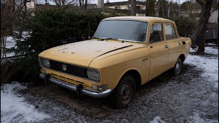 Starting 1978 Moskvich 2140 After 20 Years  Test Drive [upl. by Atteras]