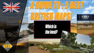 TOP 5 BRITISH Maps  So far  Farming Simulator 19  mod review [upl. by Tatianas981]