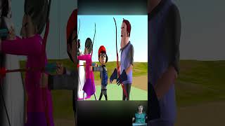 Scary Teacher 3D vs Squid Game Archery Hit The Target Challenge Miss T vs 6 Neighbor Loser shorts [upl. by Laforge338]