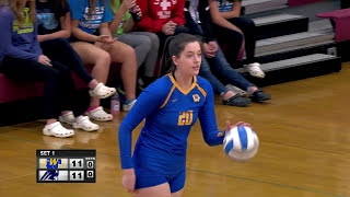 Wayzata vs Champlin Park Section 5AAA Girls High School Volleyball [upl. by Gallagher990]