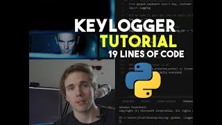 HOW TO MAKE A KEYLOGGER IN 19 LINES OF CODE  PYTHON TUTORIAL [upl. by Maria]