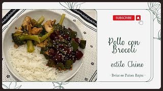 124 Pollo con Brocoli estilo Chino chinese easyrecipe [upl. by Rehpretsirhc]