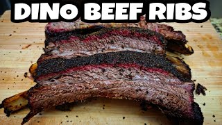 Texas Style Beef Ribs  Smoked BBQ Dino Ribs [upl. by Notnarb559]