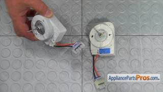 How To GE Evaporator Fan Motor WR60X23584 [upl. by Atnoled]