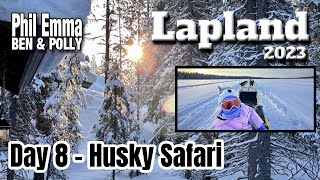 Lapland 2023  Day 8  Husky Safari [upl. by Palecek]