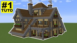 COMMENT CONSTRUIRE UNE BELLE MAISON 1 TUTO  MINECRAFT [upl. by Notsgnal]