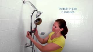 Install your SimplyClean slide bar combination shower in less than 5 minutes [upl. by Gaskins]