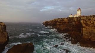 Peniche from Above Drone Highlights from the MEO Rip Curl Pro [upl. by Crespo]