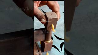 Gate Hinges installation  gate gatedesign ballbearing ChinnmayFabrication75 [upl. by Lemor438]