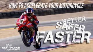 How To Accelerate Your Motorcycle  Better Safer Faster [upl. by Syramad]