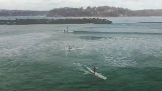 Surfing the Bundeena Bar in Sea Kayaks [upl. by Asaeret]