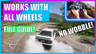 BEST WHEEL SETTINGS FORZA HORIZON 5 UPDATED Indepth Guide 900° Simulation Steering [upl. by Kessel772]